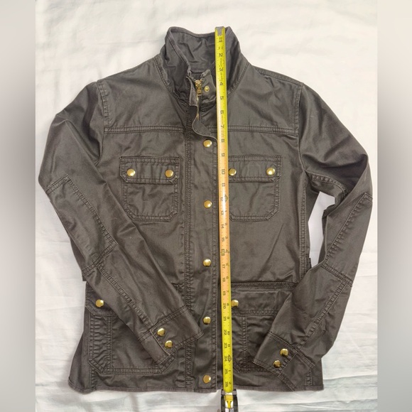 J. Crew Resin-Coated Twill Field Jacket - Picture 9 of 9